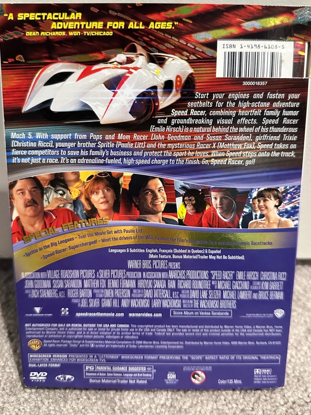 📀 5 for $25 Speed Racer DVD - Picture 2 of 7